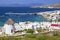 Panorama of Mykonos, Greece