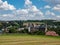 Panorama of Mylau castle in Saxony