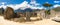 Panorama of Mysterious city - Machu Picchu, Peru,South America.