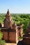 Panorama from Nagayon temple. Bagan. Myanmar