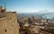 Panorama of Naples as seen from Castel Sant`Elmo