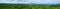 Panorama of nature mountain view wide landscape in asia rural.