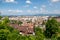 Panorama of the new part of Brasov city, from the Citadel on Straja Hill