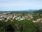 Panorama of the newer part of the town from the lookout on the old town of Labin - Istria, Croatia / Panorama na noviji dio Labina