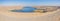 Panorama of the Nile after the Aswan dam