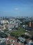 Panorama northern Singapore skyline