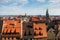 Panorama of Nuremberg, german city in northern Bavaria
