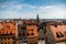 Panorama of Nuremberg, german city in northern Bavaria