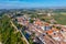 Panorama of Obidos town in Portugal