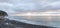 Panorama of ocean waves - Long exposure
