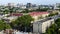 Panorama of Odessa city. View from the balcony of restaurant Oblaka