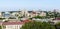 Panorama of Odessa city. View from the balcony of restaurant Oblaka