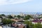 Panorama of Odessa city. View from the balcony of restaurant Oblaka