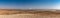 Panorama ofAshalim Power Station. Power station Aschalim. The solar power station is built in the Negev desert south of Beer-Sheva