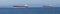 Panorama, Oil tankers anchored