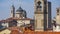 Panorama of old Bergamo, Italy. Bergamo, also called La Citt dei Mille, The City of the Thousand , is a city in Lombardy, northern