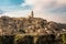 Panorama of the old city Colle della Civita of Matera, Europea