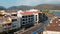 Panorama of the old city. Top view of the roofs of the resort town of Marmaris, Turkey. Beautiful view from above on of