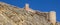 Panorama of the old city wall of Albarracin