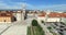 Panorama of old city of Zadar, Croatia