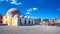 Panorama of the old harbor of Chania, Crete, Greece.