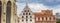 Panorama of old historic buildings in Braunschweig