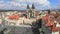 Panorama of Old Town square in Prague