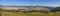 Panorama of the open-pit with mullock hill behind, Bor, Serbia