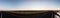 Panorama of the open road in Eastern Oregon