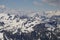 Panorama opening from Kitzsteinhorn, Ski resort slope, Kaprun, Austria