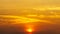 Panorama orange sky and sunrise nature background