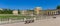 Panorama of the orangery in the Karlsaue park of Kassel