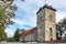 Panorama of the Our Lady lutheran church located on Kongens gate St, Trondheim, Norway