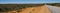 Panorama of an outback road