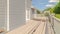 Panorama Outdoor deck construction on modern town house