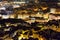 A panorama over Alfama District in Lisbon, night view