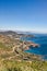 Panorama over the Meditaraneean Sea.