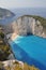 A panorama over Shipwreck Bay, Zante