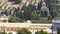 Panorama overlooking the Old city of Jerusalem timelapse, Israel, including the Dome of the Rock