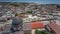 Panorama overlooking the Old city of Jerusalem timelapse, Israel, including the Dome of the Rock