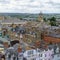 Panorama with Oxford, England. Oxford is known as the home of th