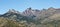 Panorama of Paglia Orba Peak and Golo Valley