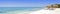 Panorama from Palm beach on Aruba