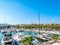 Panorama of Palma de Mallorca with Marina: A glimpse of the city\\\'s rich history and culture in the Mediterranean