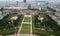 Panorama of Paris. View from Eiffel tower