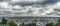 Panorama of Paris. The view of Montmartre. France