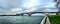 Panorama of the Peace Bridge, Fort Erie-Buffalo