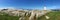 Panorama of Peggys Cove Lighthouse, Nova Scotia, Canada