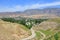The panorama of Penjikent city, Tajikistan