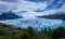 Panorama of Perito Moreno Glacier in Patagonia - El Calafate, Argentina